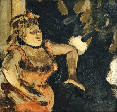Mlle Becat ved Ambassadørerne; Mlle. Becat aux Ambassadeurs, ca. 1875-1877 af Edgar Degas