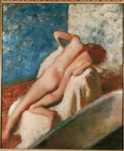 Efter badet af Edgar Degas