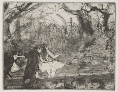 På etape III, 1876-77. af Edgar Degas