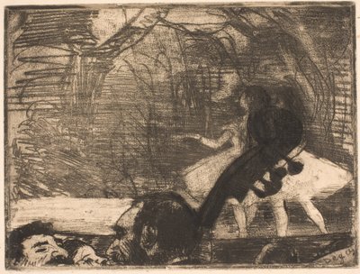 På scenen af Edgar Degas