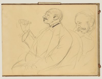 Opera Fan og Ernest Reyer af Edgar Degas