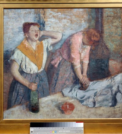Malerier af Edgar Degas (1834-1917). 1884/86. Sol. 0,76 x 0,81 m. Paris, Musee d