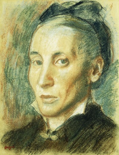 Portræt af en kvinde, 1881-85 af Edgar Degas