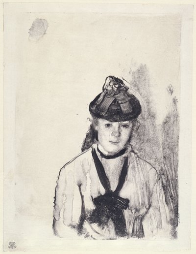 Portræt af Ellen Andrée af Edgar Degas
