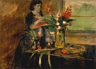 Portræt af Estelle Musson Degas, 1872 af Edgar Degas