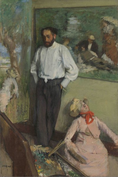 Portræt af Henri Michel-Lévy 1844-1914, ca 1878. af Edgar Degas