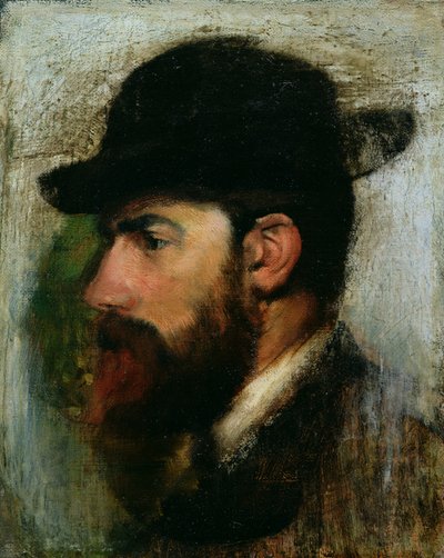 Portræt af Henri Rouart (1833-1912) 1871 af Edgar Degas
