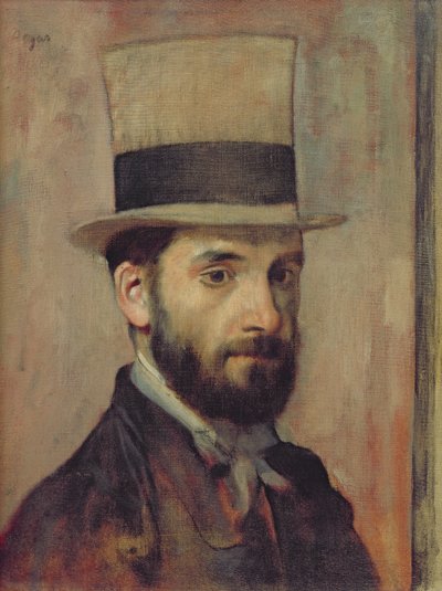 Portræt af Leon Bonnat (1833-1922) c.1863 af Edgar Degas