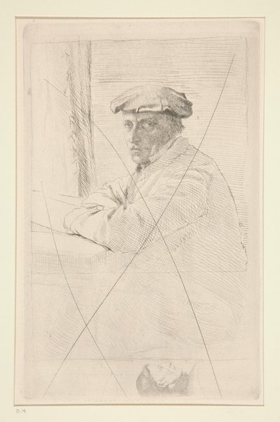 Portræt af gravøren Joseph Tourny af Edgar Degas