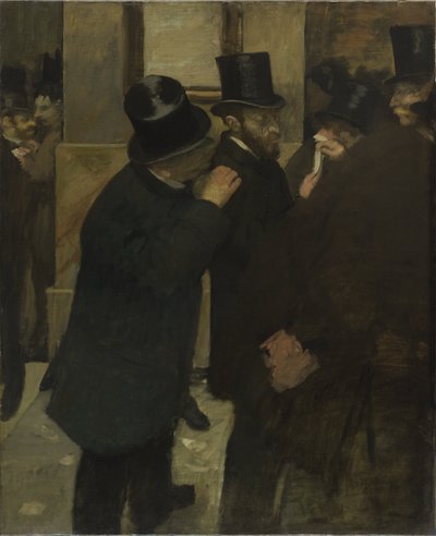 Portrætter på børsen af Edgar Degas