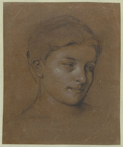 Portræt af en kvinde af Edgar Degas
