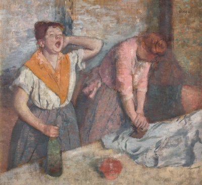 Repasseuses The Ironers, ca 1884-1886. af Edgar Degas