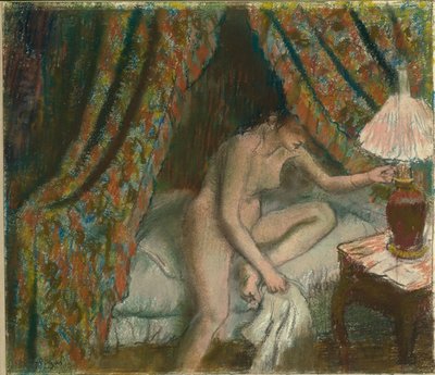 Går på pension af Edgar Degas
