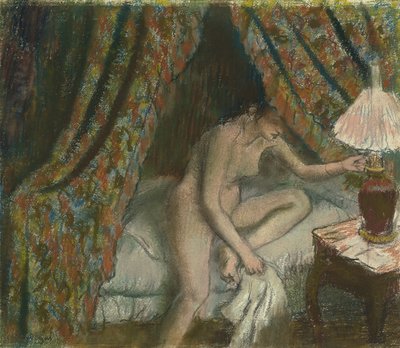 Afgående, c.1883 af Edgar Degas