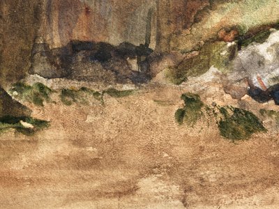 Klipper ved Bagnoles-De-L"Orne af Edgar Degas