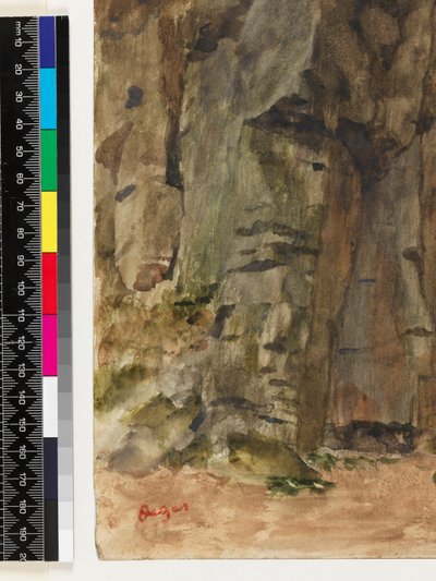 Klipper ved Bagnoles-De-L"Orne, før 1917 af Edgar Degas