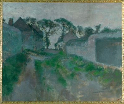 Landsbygade Saint Valery Sur-Somme af Edgar Degas