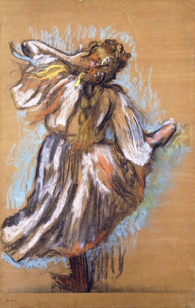 Russisk danser, 1895 af Edgar Degas