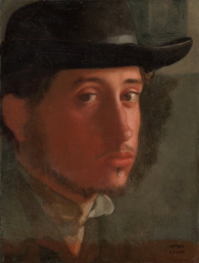 Selvportræt af Edgar Degas