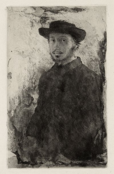 Selvportræt af Edgar Degas