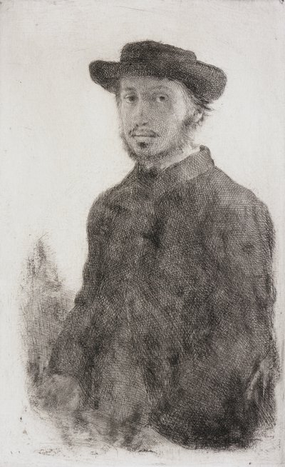 Selvportræt af Edgar Degas