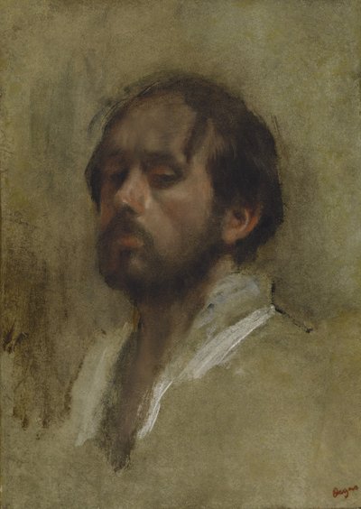 Selvportræt af Edgar Degas