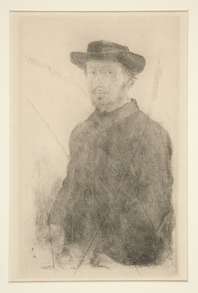 Selvportræt, 1857 af Edgar Degas