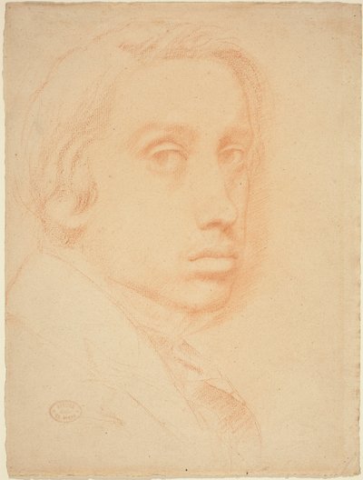 Selvportræt, ca. 1855. af Edgar Degas