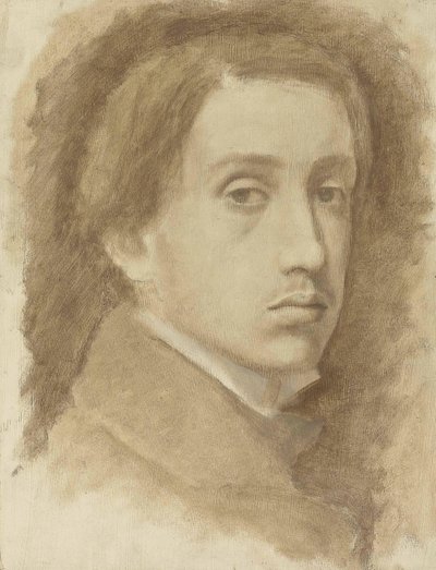 Selvportræt, ca 1854. af Edgar Degas