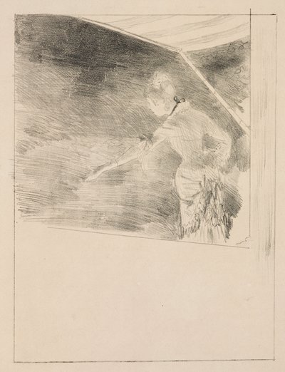 Sangerinde ved café-koncerten af Edgar Degas