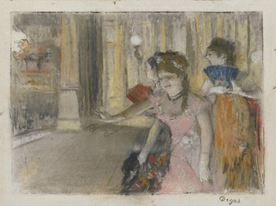 Sangere på scenen, 1877-79 af Edgar Degas