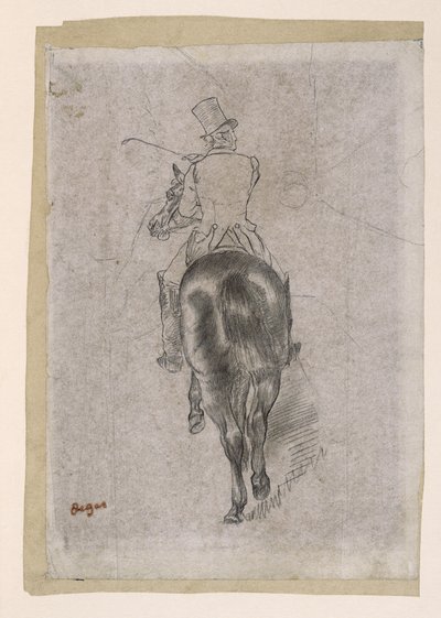 Ansporing på Hesten af Edgar Degas