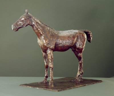 Stående hest (bronze) af Edgar Degas