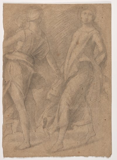 Studie efter Andrea Mantegna, "Parnassus", c.1854-56 af Edgar Degas
