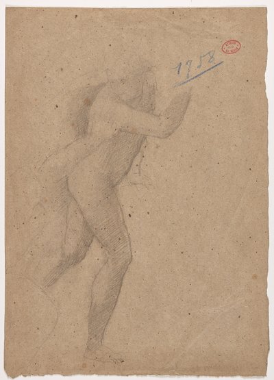 Studie efter en gravering af Marcantonio Raimondi efter Raphael, 