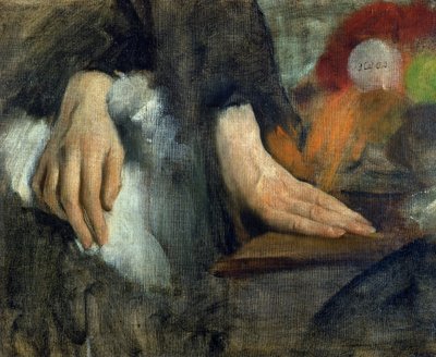 Studie af hænder, 1859-60 af Edgar Degas