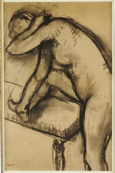 Studie af en danser af Edgar Degas