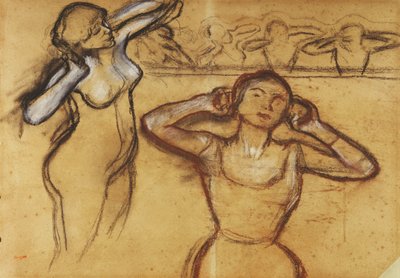 Undersøgelse af en danser; Danserstudie, af Edgar Degas