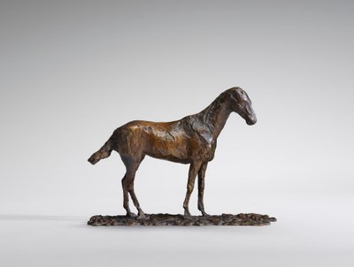 Studie af en Mustang, original voks fra 1860