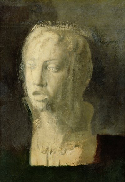 Studie af hovedet af en ung sanger, efter Della Robbia, ca. 1856-58 af Edgar Degas