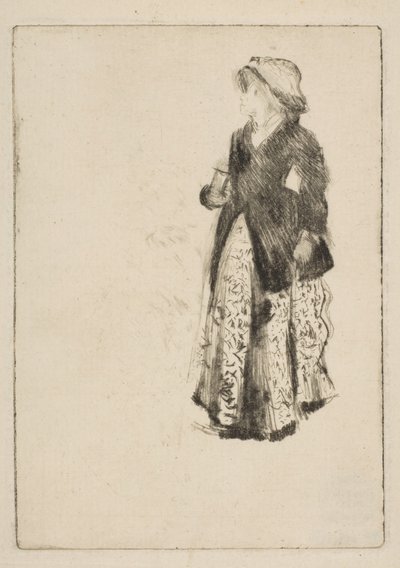 Skuespillerinden Ellen Andrée, 1879. af Edgar Degas