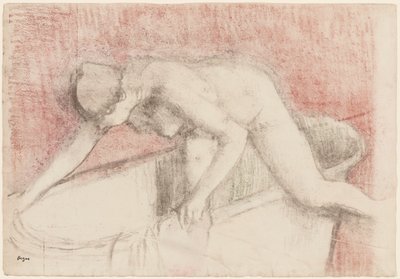 Badet af Edgar Degas