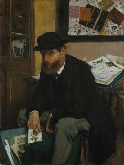 Samleren af tryk, 1866 af Edgar Degas
