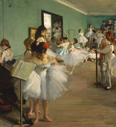 Danseklassen, 1874. af Edgar Degas