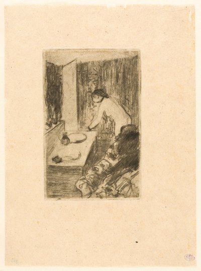 Det lille omklædningsrum af Edgar Degas