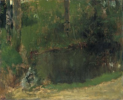 Dammen i skoven, ca 1868 af Edgar Degas