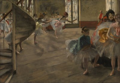 The Rehearsal, ca. 1877 (olie på lærred) af Edgar Degas