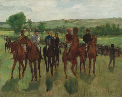 Rytterne, ca. 1885 af Edgar Degas