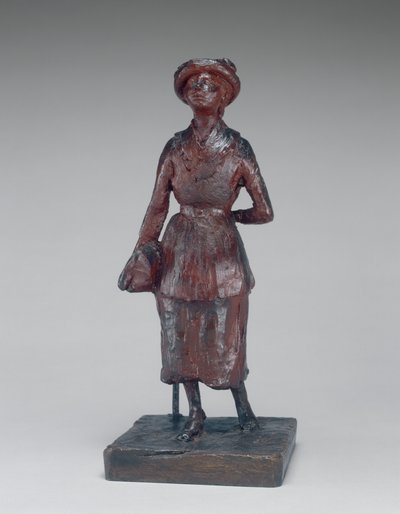 Skolepigekvinden, der går på gaden, ca. 18801881. af Edgar Degas