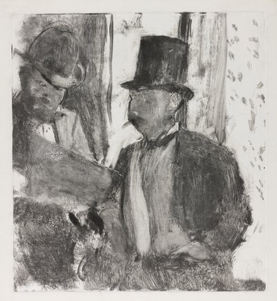 De to kendere, ca. 1880 af Edgar Degas